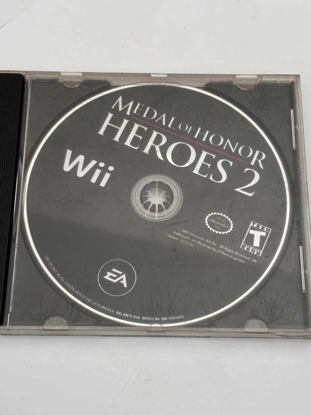 Medal Of Honor Heroes 2 For Wii Disc Only Tested Teen Rated EA Games